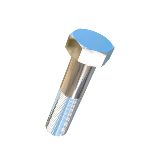 Titanium 1-1/8-12 X 4-1/2 inch UNF Allied Titanium Hex Head Bolt (No Dimple)